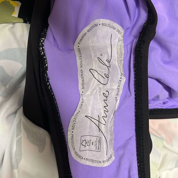 NWT Anne Cole | One Piece Abstract Swim Dress With Skirted Bottom Plus Size 22W - Picture 7 of 7